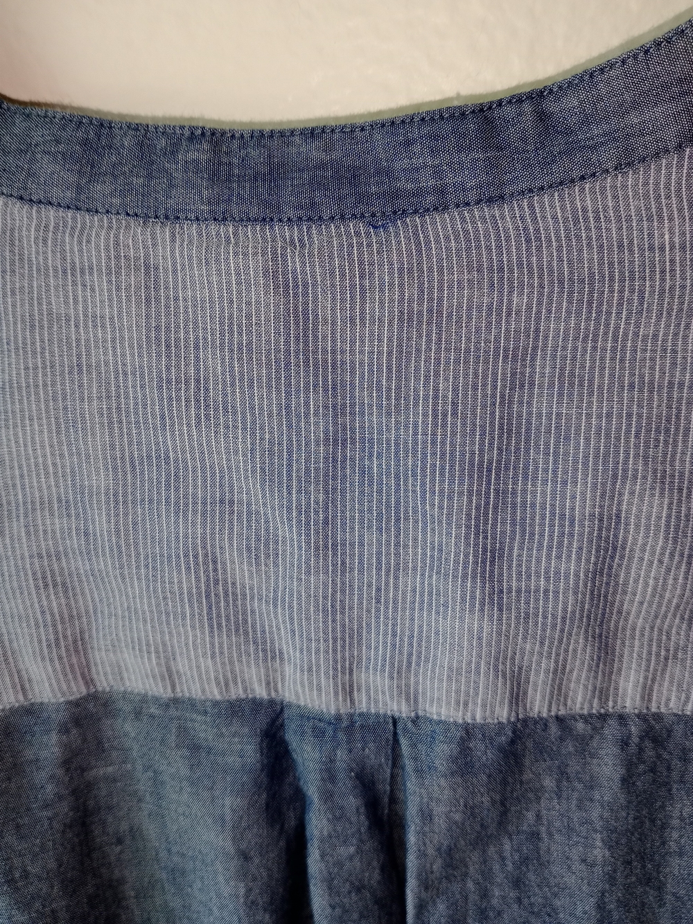 Coldwater Creek Blue Chambray Button Front Top - Picture 8 of 8